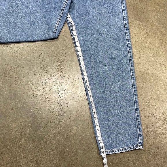 VTG Levis 550 Relaxed Fit Baggy Light Wash Denim Jeans 90s 00s - Picture 7 of 9